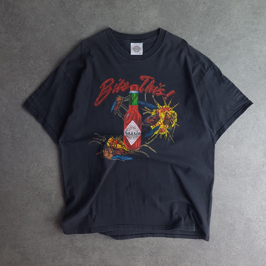Vintage 2002 TABASCO Bite This T-Shirt