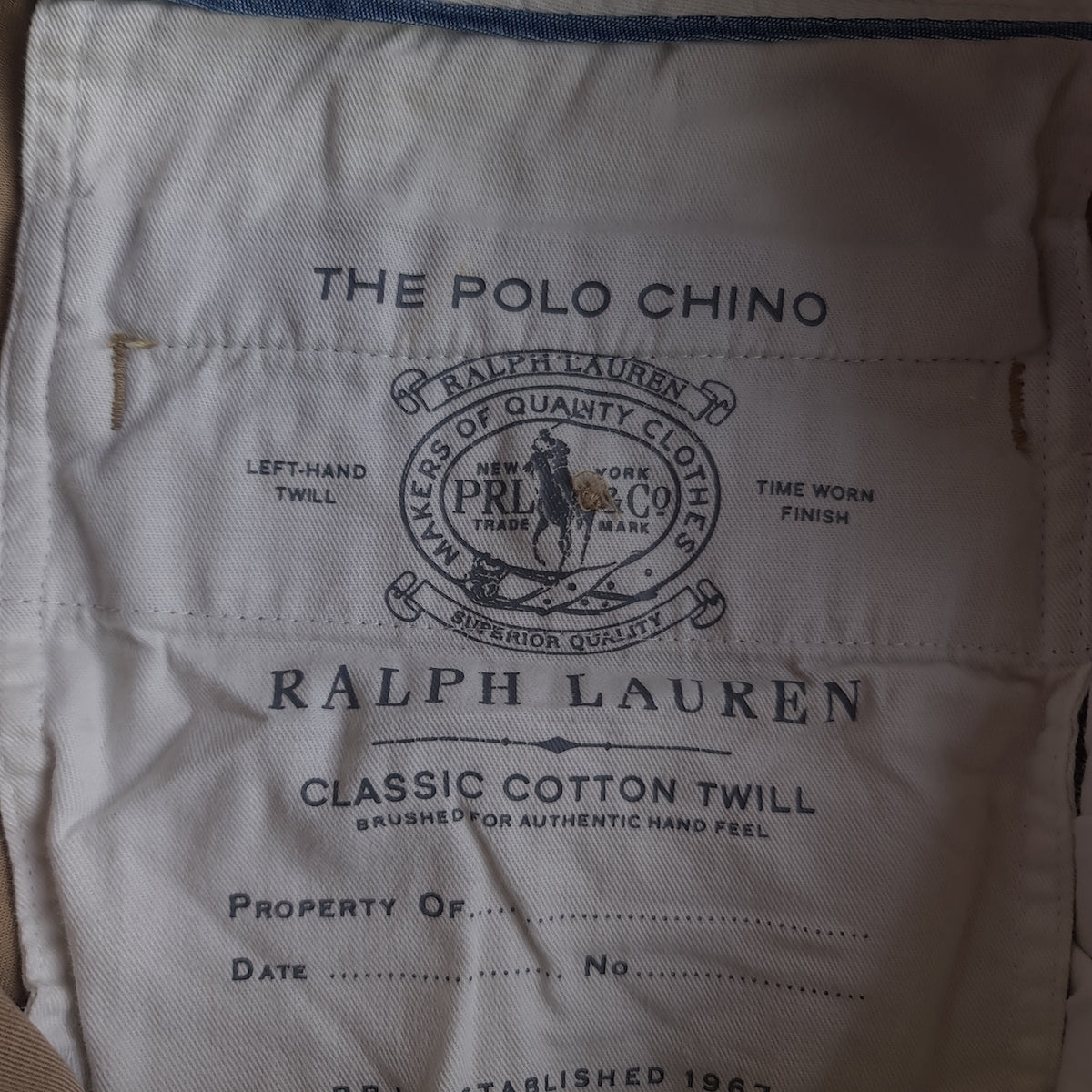 Polo Ralph Lauren Bedford Straight Fit Embroidered Chino Trousers