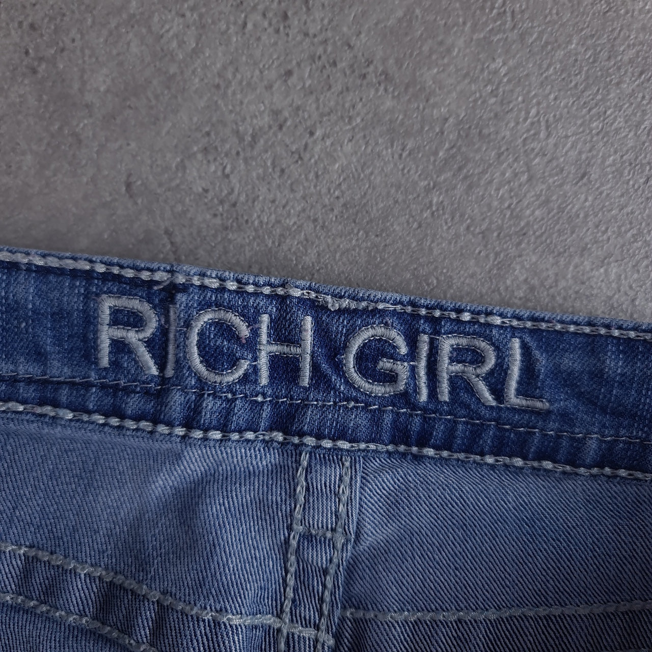 Y2K Rich Girl Embellished Mid Rise Bootcut Jeans