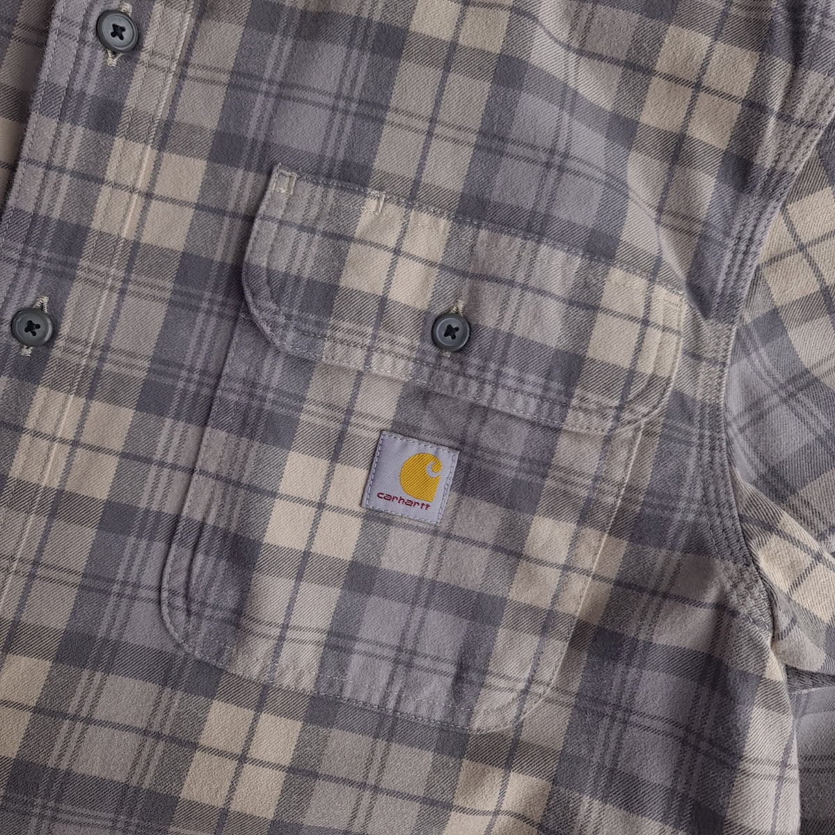 Carhartt Loose Fit Heavyweight Plaid Flannel Shirt