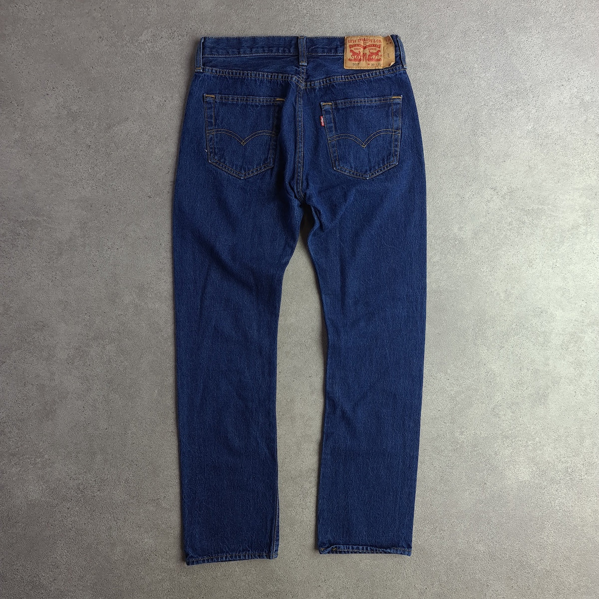 Levi's 501 Rinsed Indigo Jeans