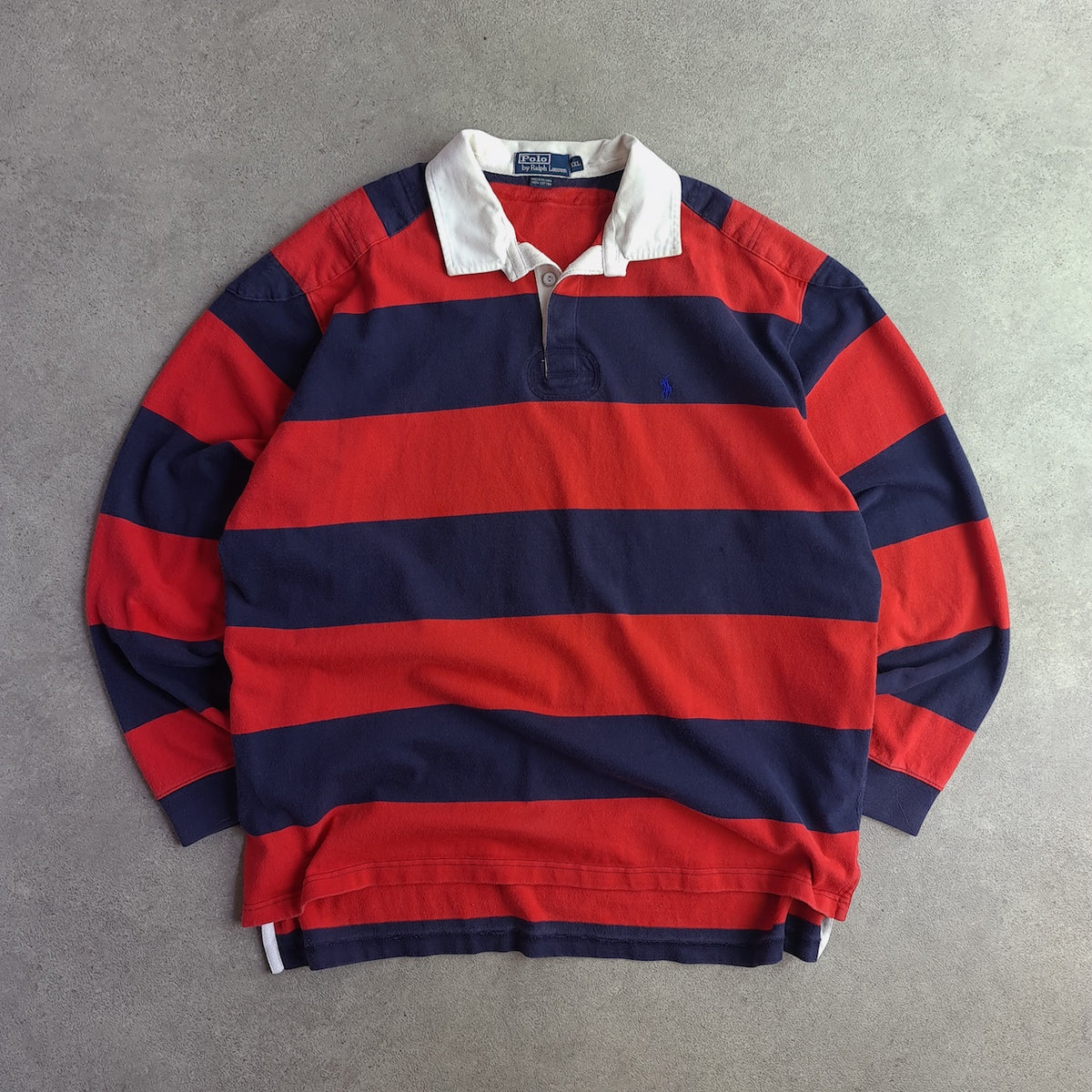Vintage Ralph Lauren Polo Long Sleeve Striped Rugby Shirt