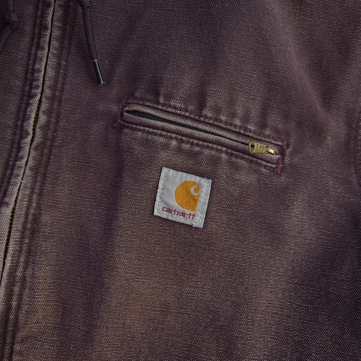 Vintage Carhartt WJ141 DWN Distressed Sandstone Sierra Jacket