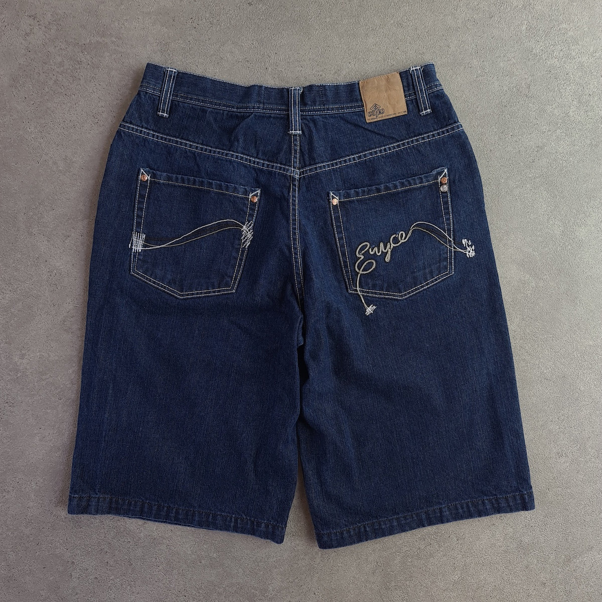 Vintage Y2K Enyce Baggy Embroidered Denim Jorts