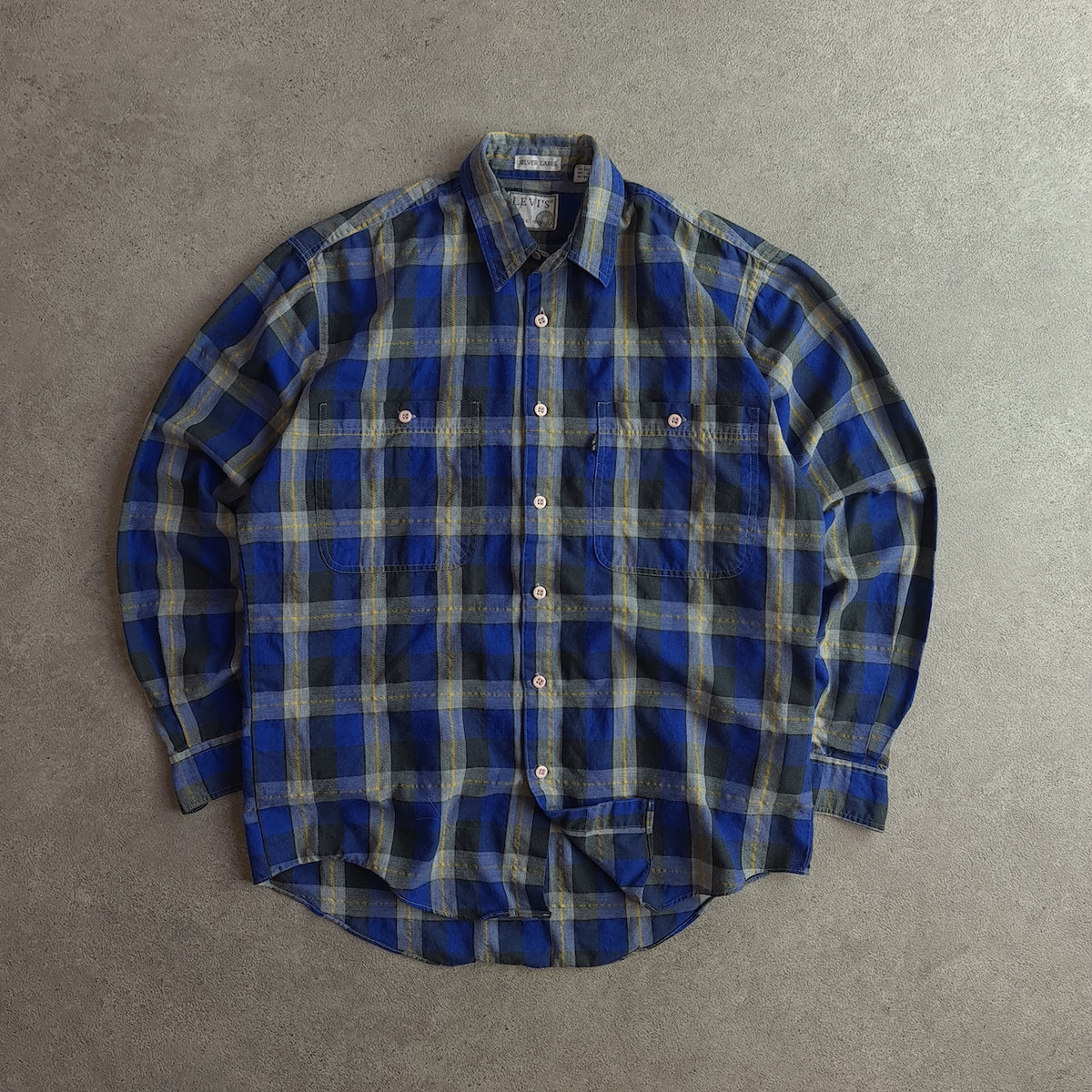 Vintage Levi's Silver Label Plaid Check Flannel Shirt