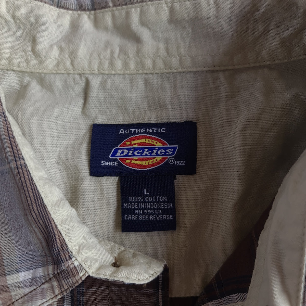 Dickies Short Sleeve Striped Shirt