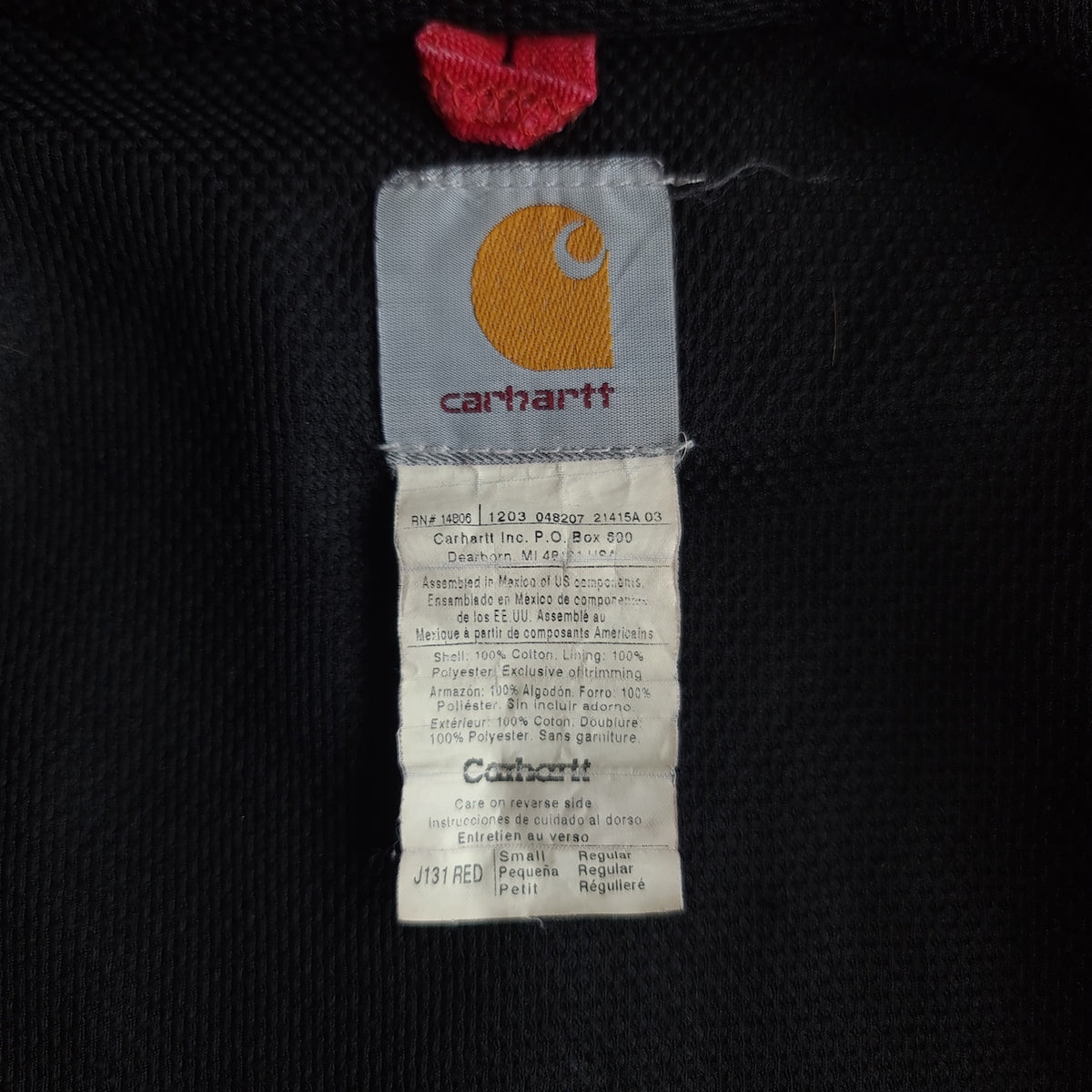 Y2K Carhartt J131 Active Hooded Jacket
