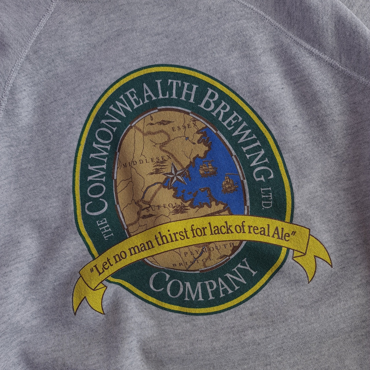 Vintage Let No Man Thirst For Lack Of Real Ale Sweatshirt