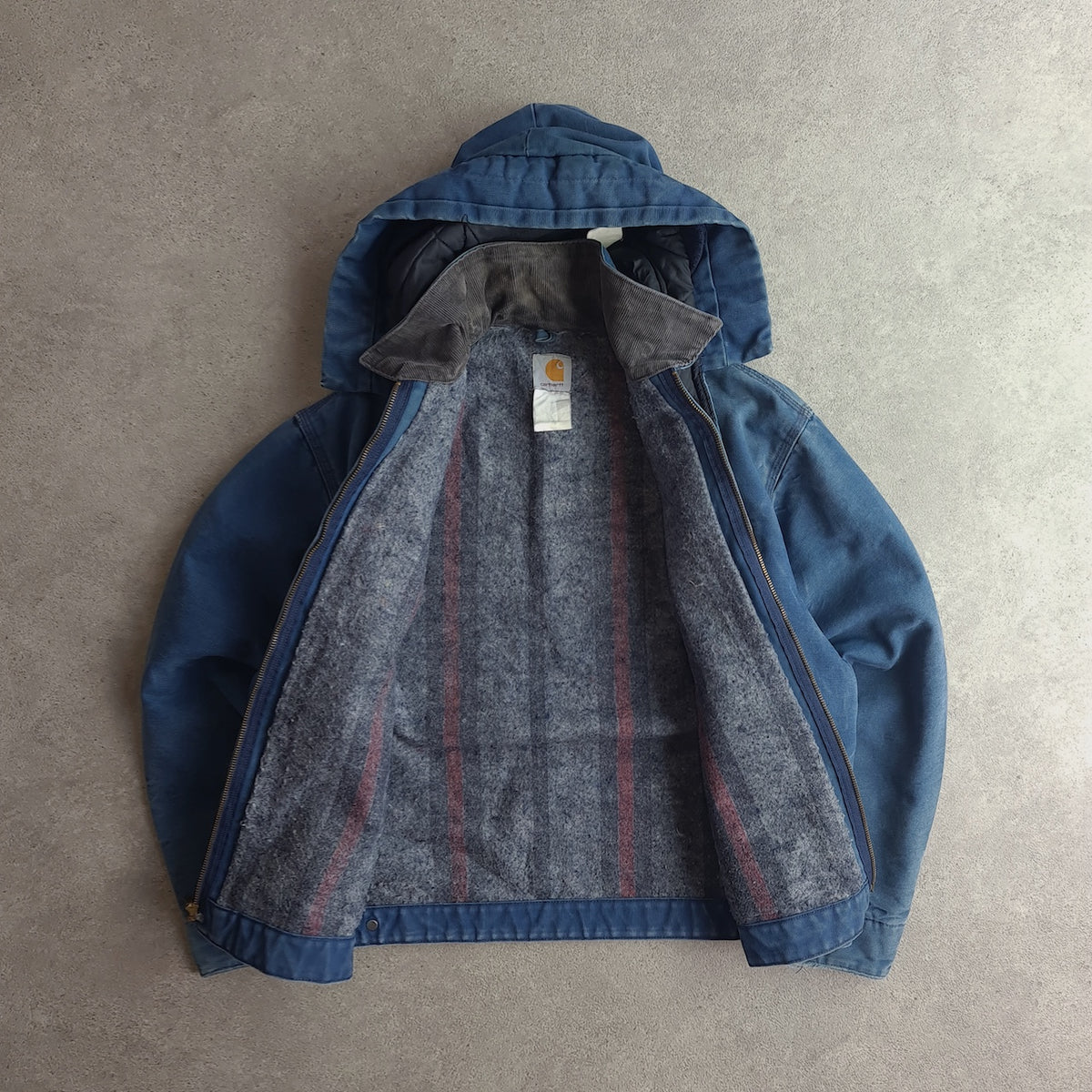 Rare Vintage Carhartt Petrol Blue Detroit Jacket