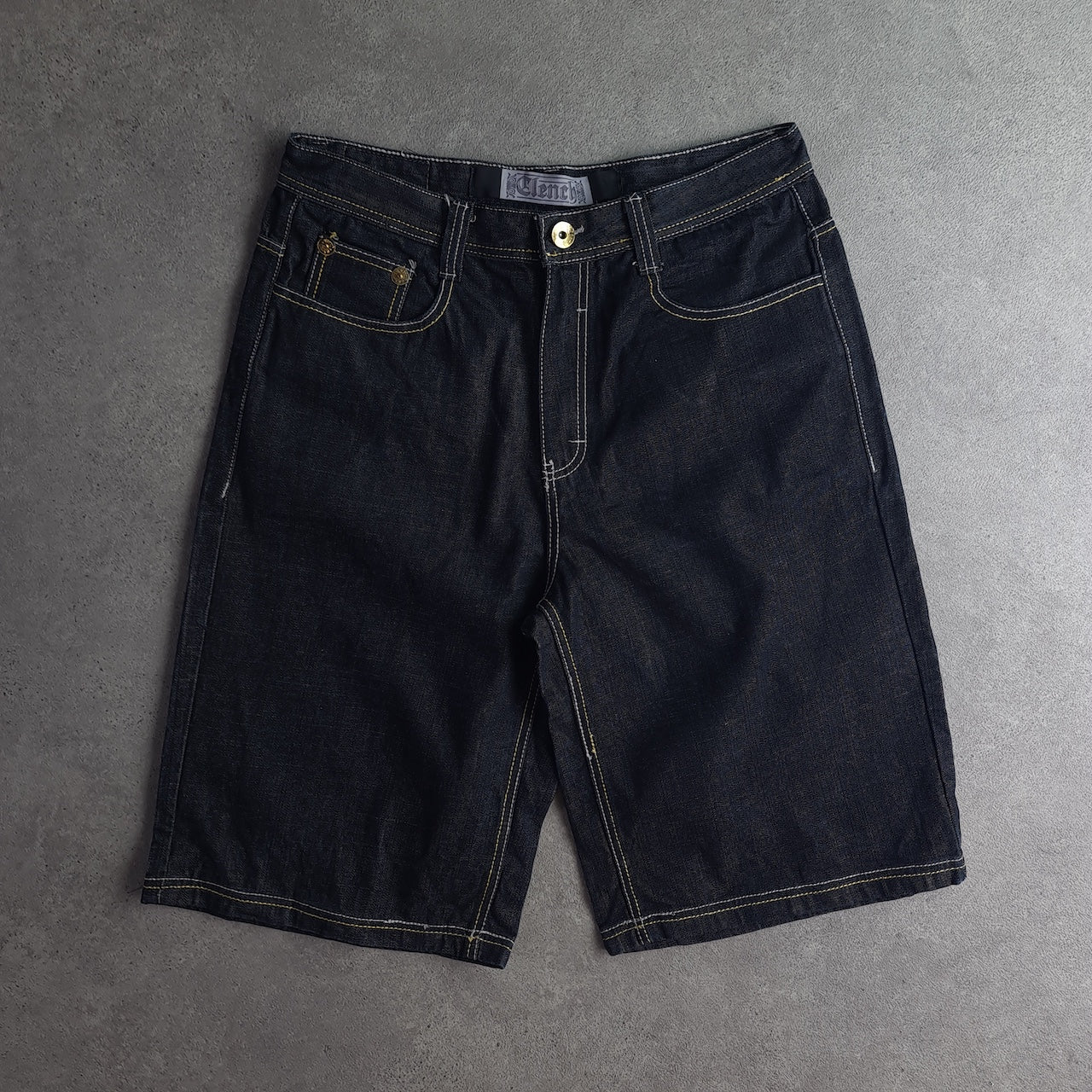 Y2K Clench Jeans Baggy Denim Jorts