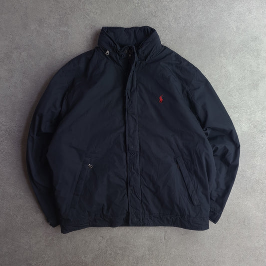 Y2K Polo Ralph Lauren Quilt Lined Packaway Hood Jacket
