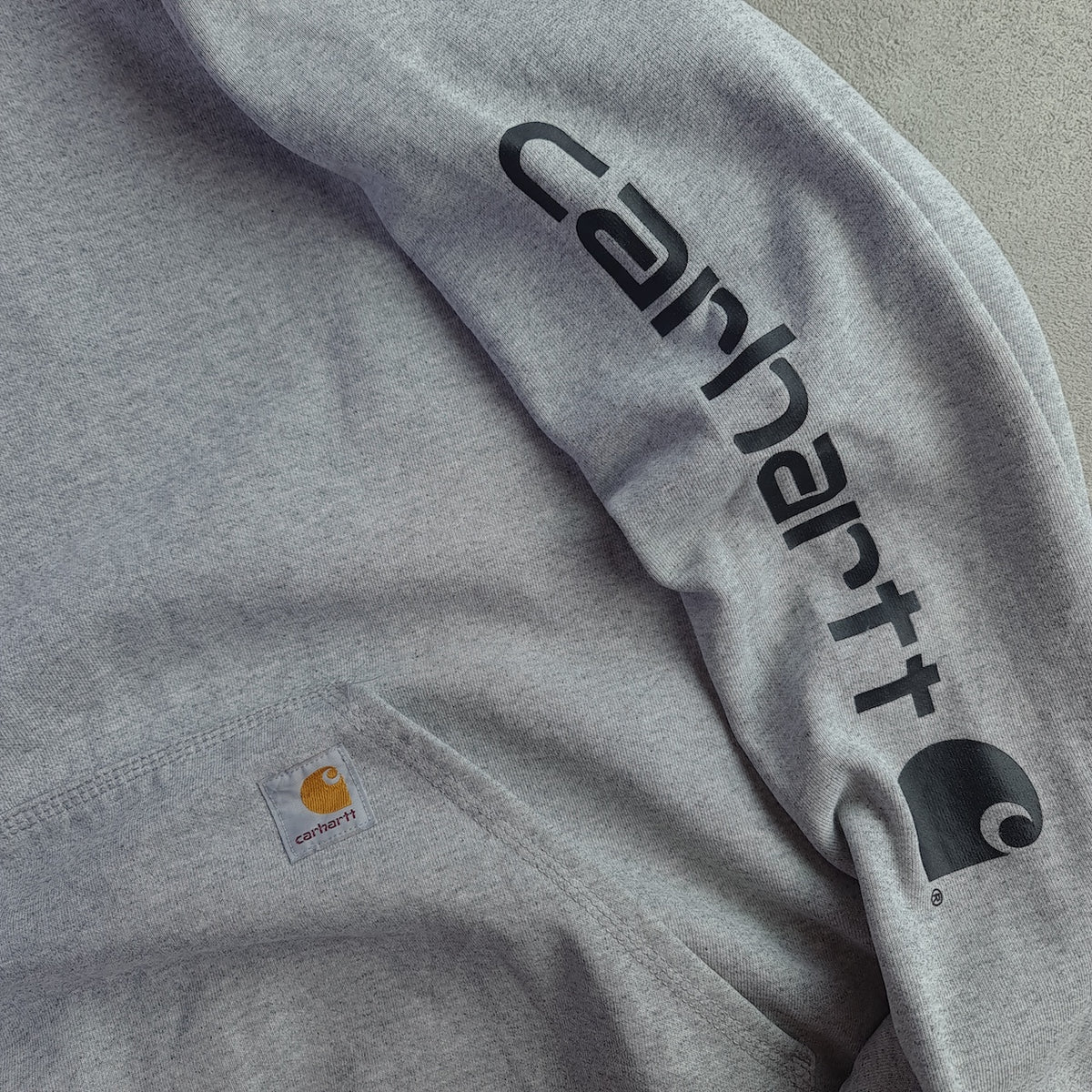 Carhartt Loose Fit Midweight Logo Sleeve Graphic Hoodie