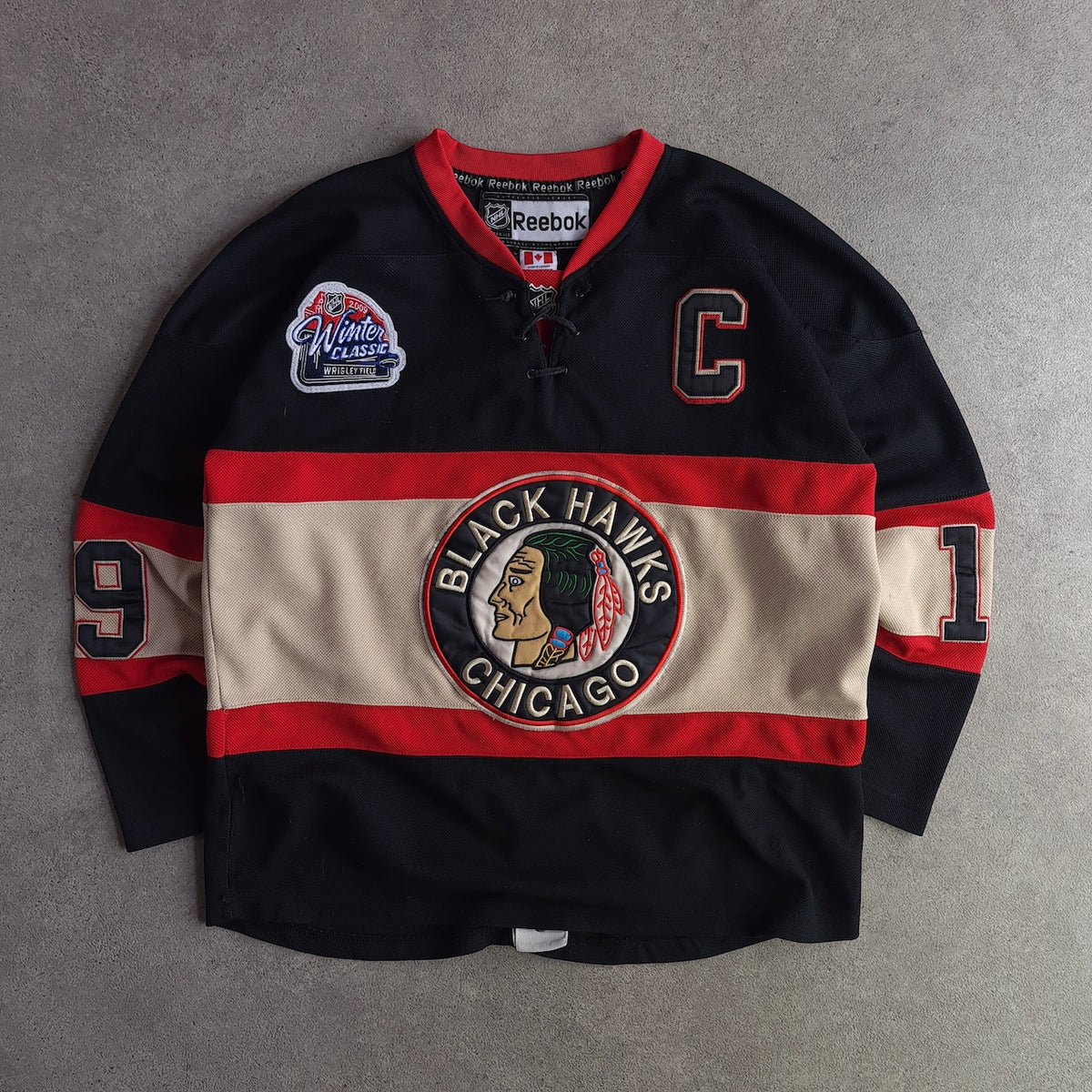 Reebok Chicago Blackhawks NHL 2009 Winter Classic Jersey