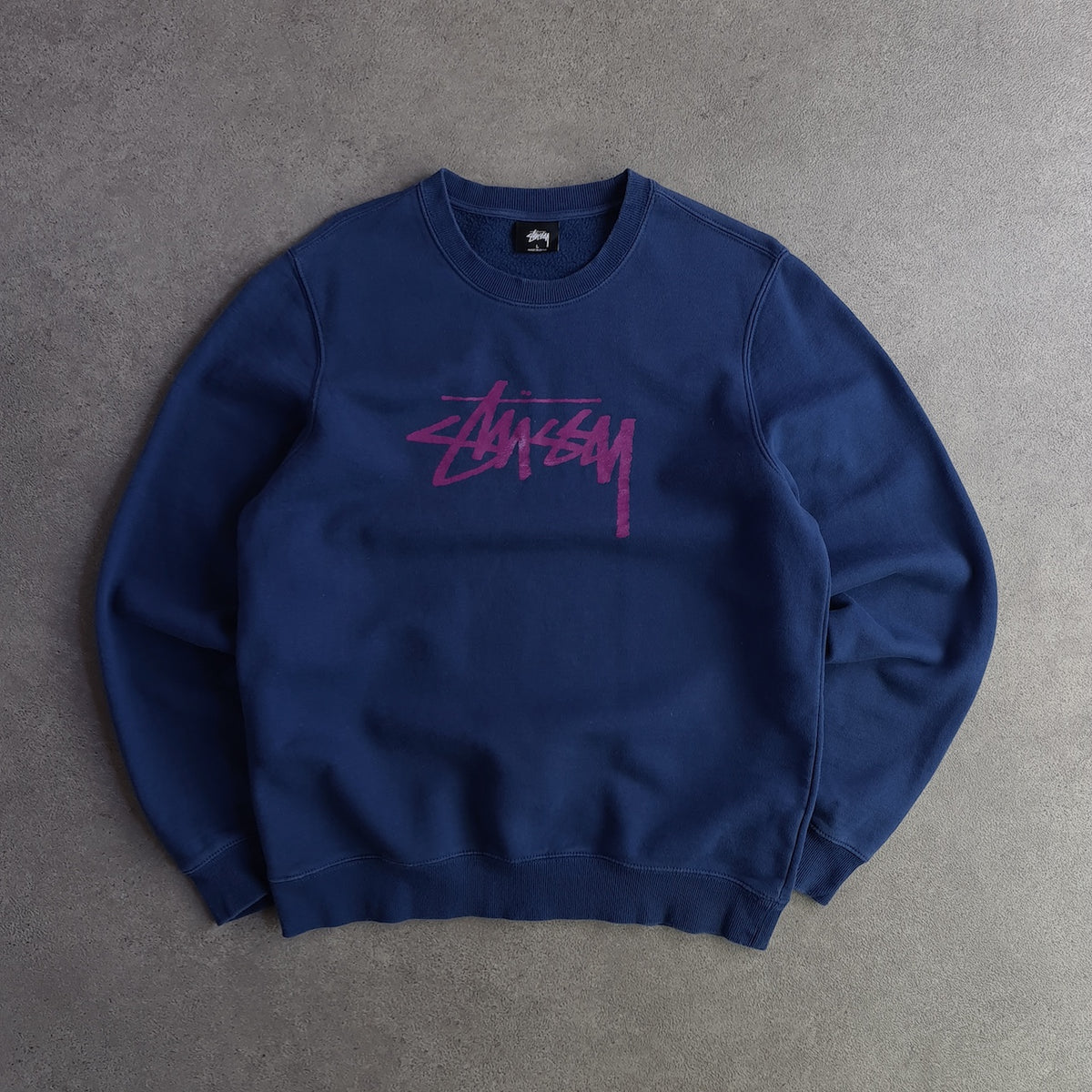 Y2K Stussy Spell Out Sweatshirt