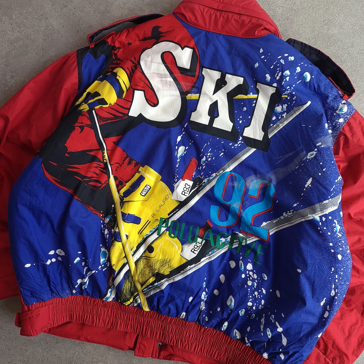 Rare Vintage 1992 Polo Ralph Lauren Ski 92 Polo Active Jacket