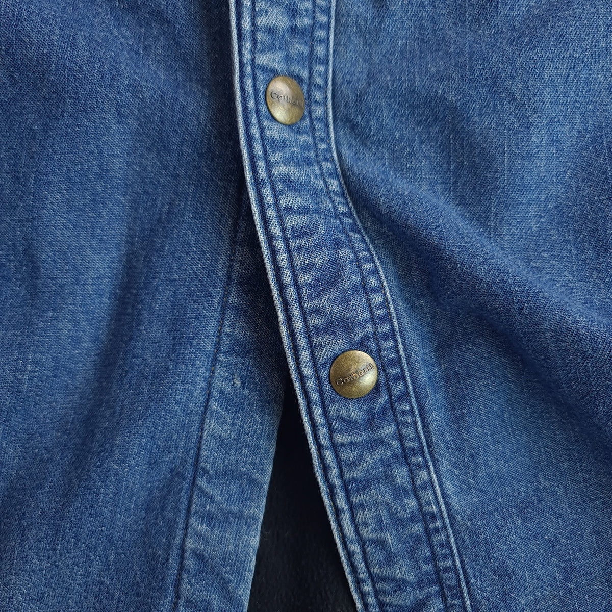 Carhartt Denim Fleece Lined Shirt Jacket
