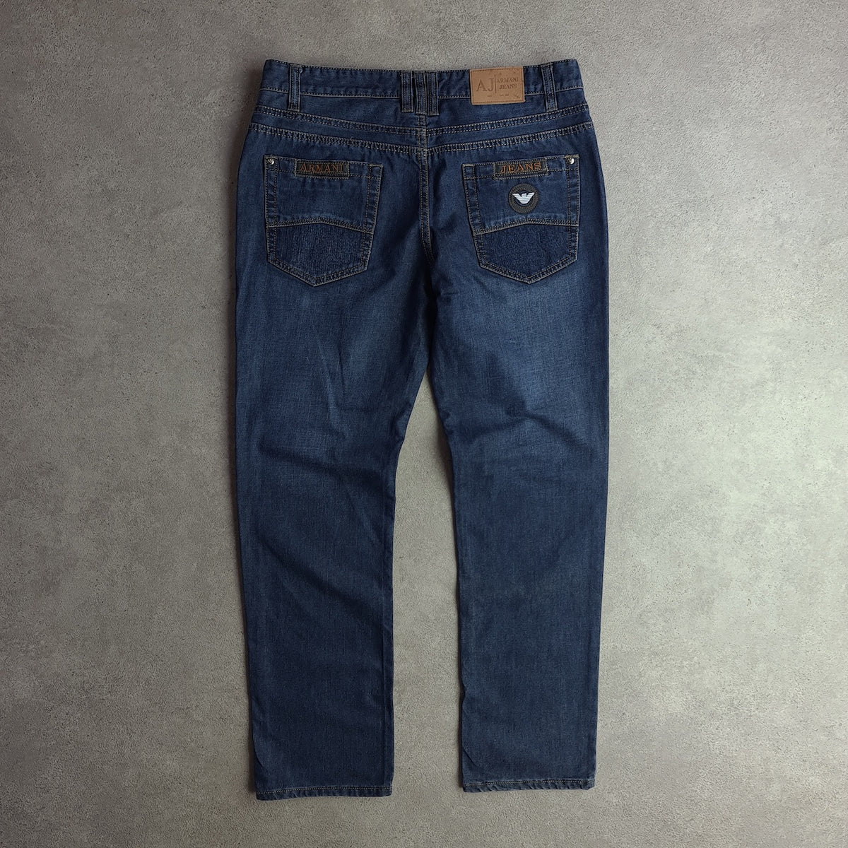 Armani Dark Wash Straight Leg Jeans