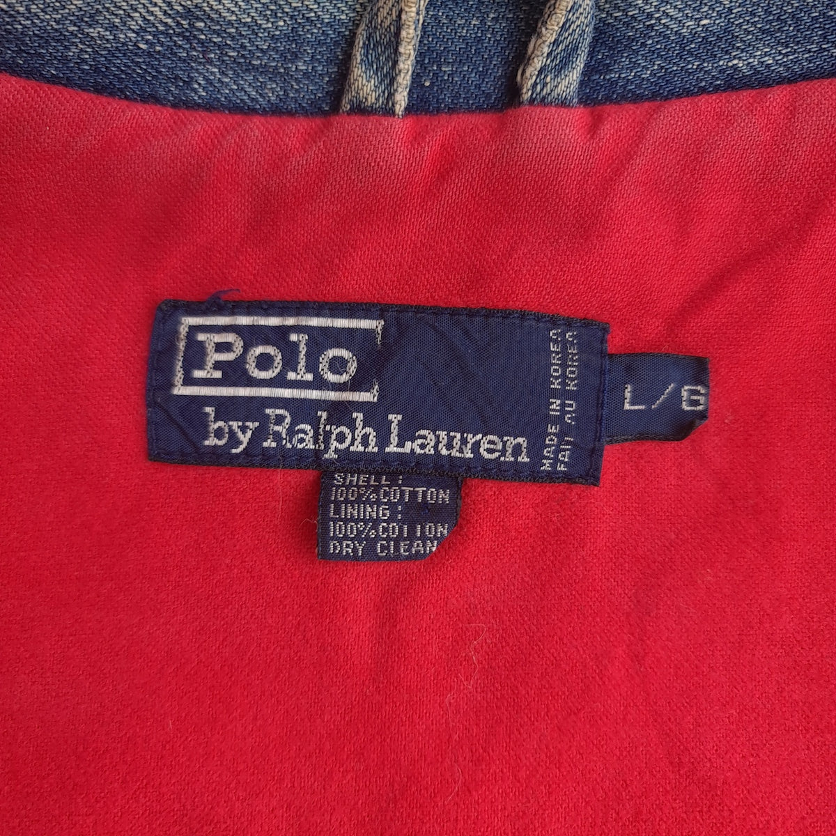 Vintage Ralph Lauren Polo Denim Harrington Jacket