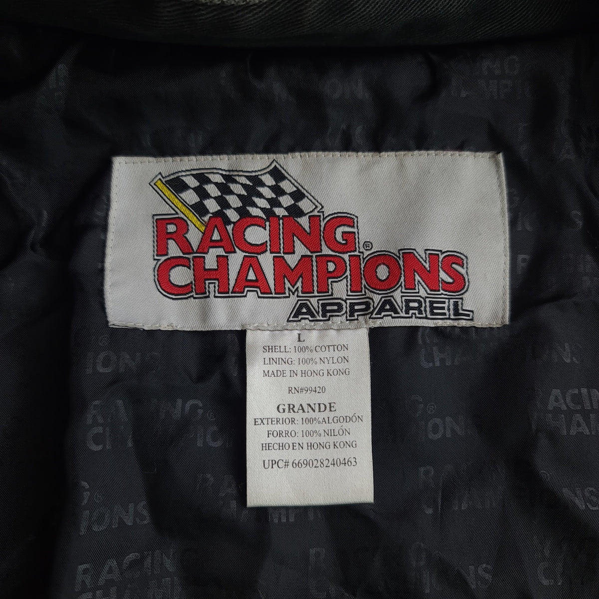 Racing Champions Apparel Chevrolet Racing Jacket