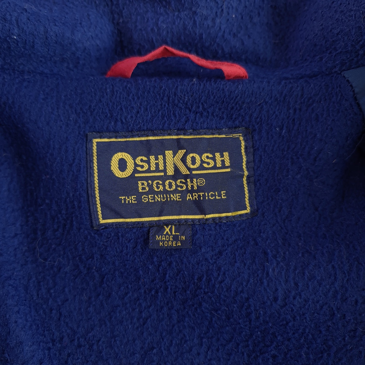Vintage 80s OshKosh B'Gosh Fleece Lined Bomber Jacket