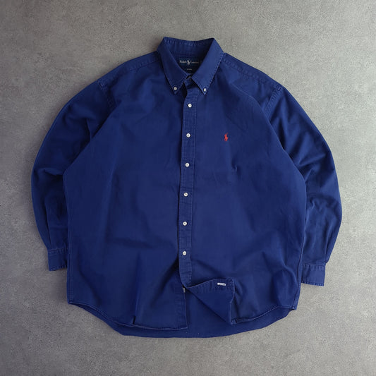 Y2K Ralph Lauren Blake Thick Cotton Shirt