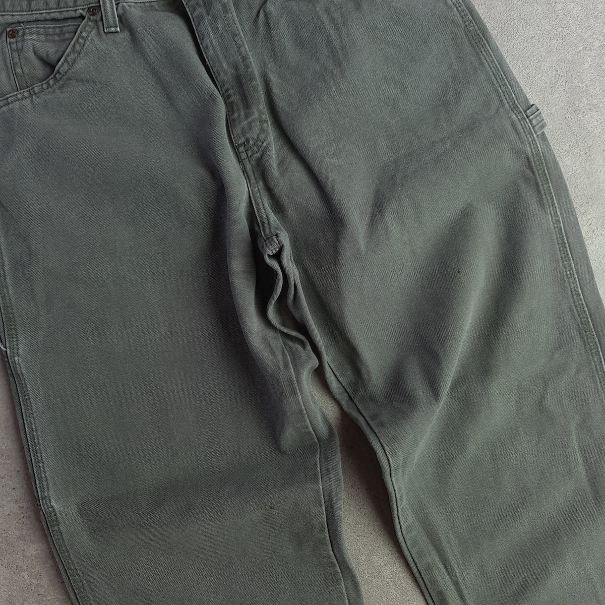 Dickies Distressed Duck Canvas Carpenter Pants
