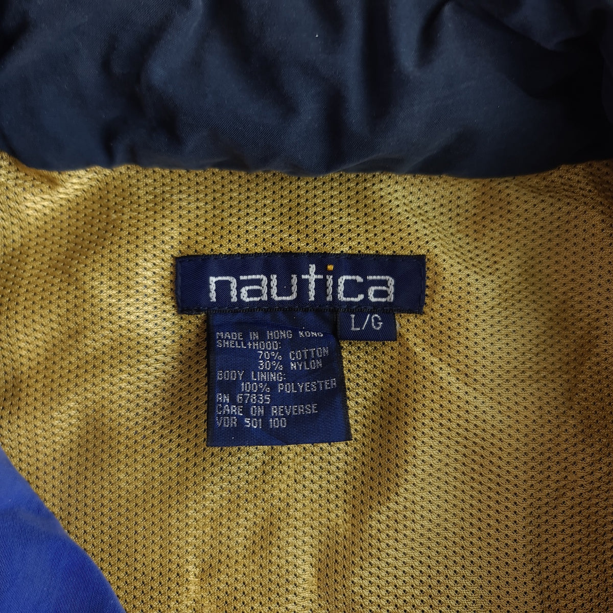 Vintage 90s Nautica Competition Half Zip Pullover Jacket