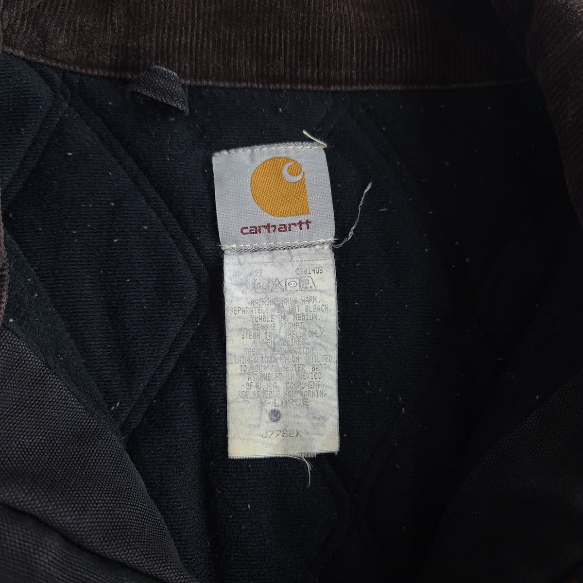 Vintage Carhartt J77 Aztec Flannel Lined Southwest Jacket