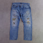 Polo Ralph Lauren Classic Fit Distressed Camo Jeans
