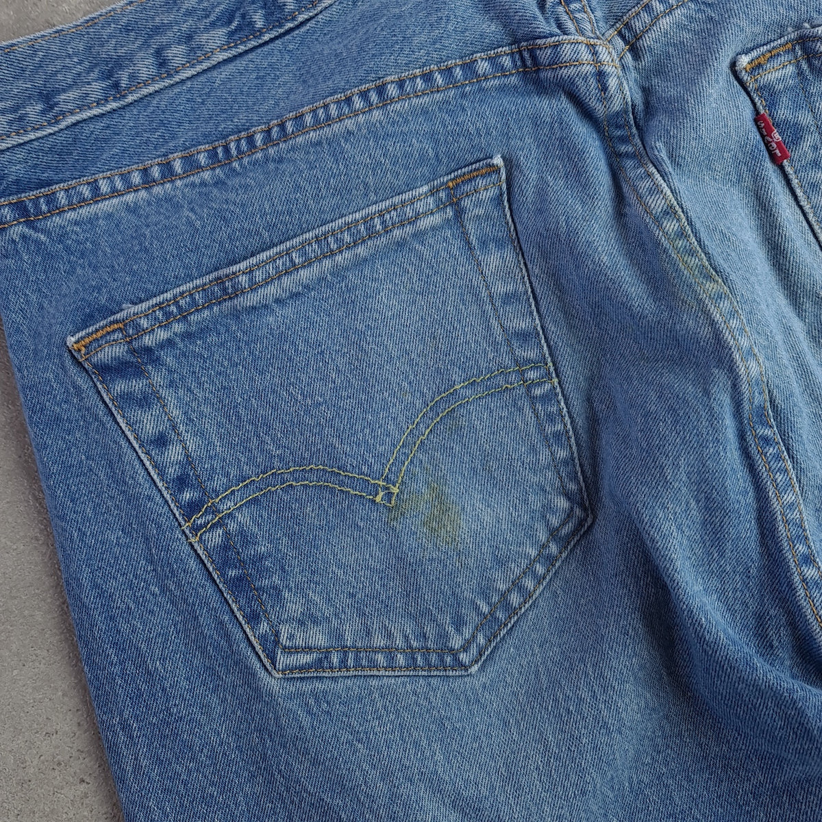 Levi's 501 Distressed Medium Wash Jeans