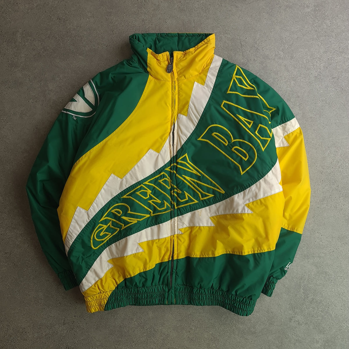 Vintage Lee Team NFL Green Bay Packers Puffer Jacket